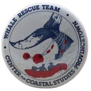 Whale Rescue Team Center for Coastal Studies Provincetown RI 2.25" Pinback